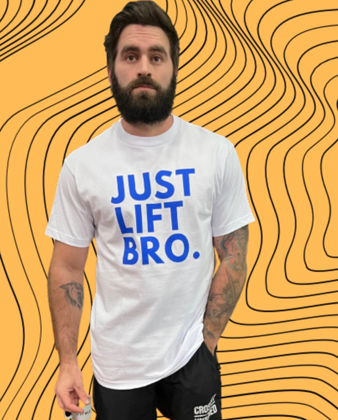 Just Lift Bro. Blue Original Tee