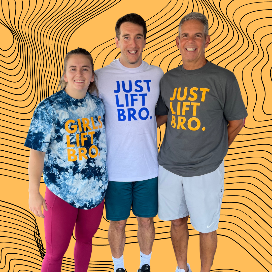Just Lift Bro. Blue Original Tee