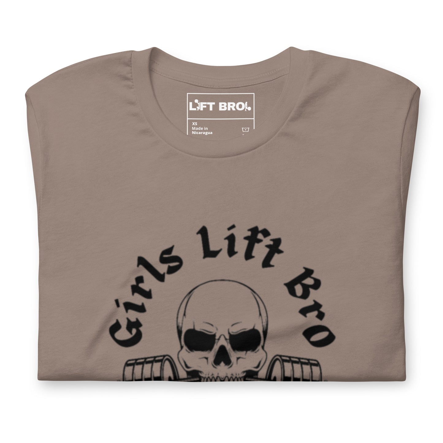 Girls Lift Bro. Skull Tee
