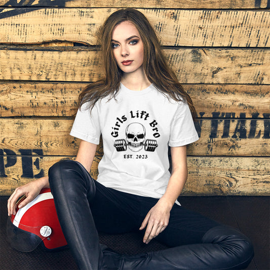 Girls Lift Bro. Skull Tee
